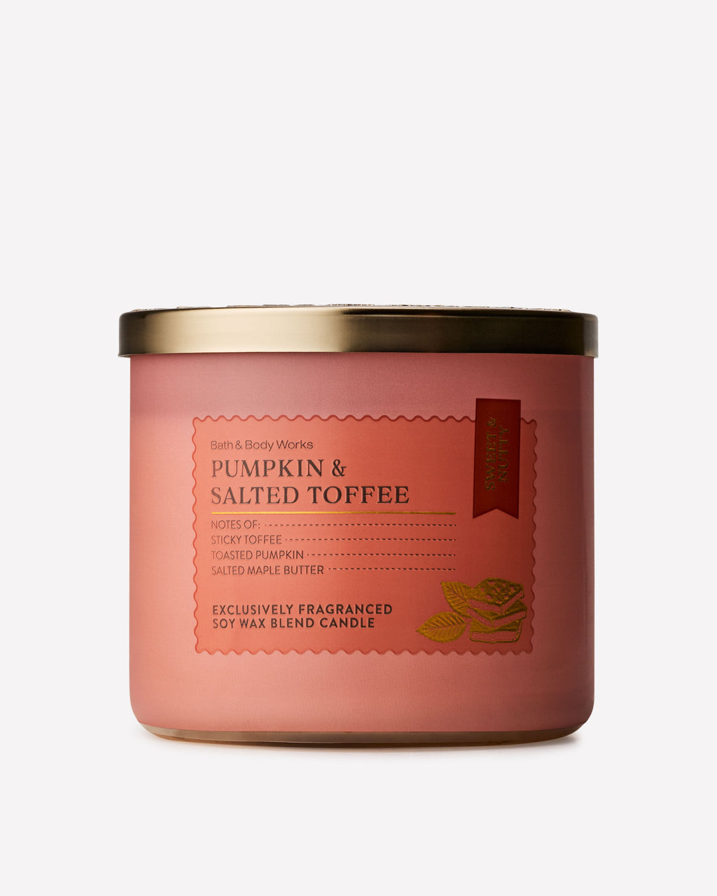Pumpkin & Salted Toffee 3-Wick Candle
