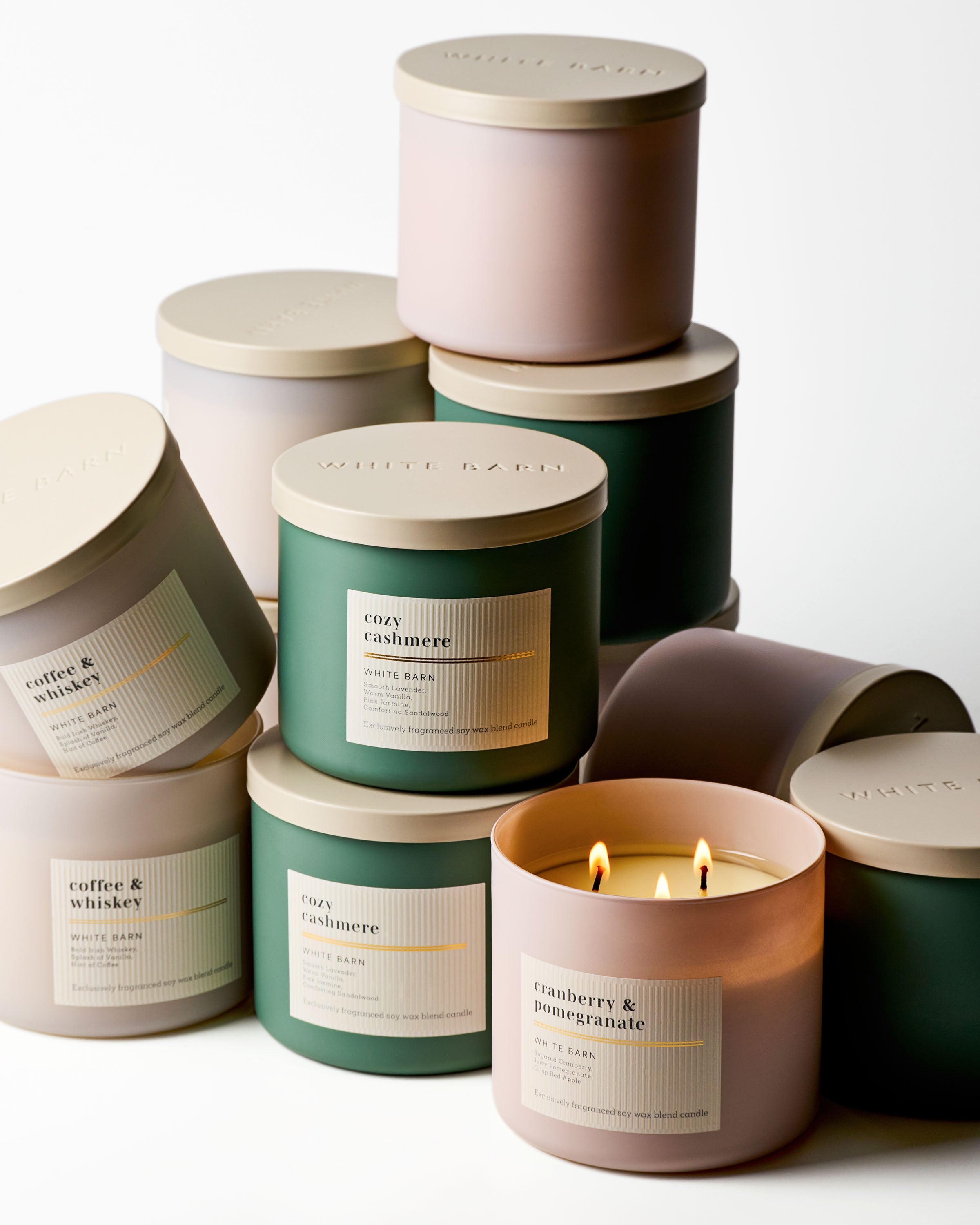 Cranberry & Pomegranate 3-Wick Candle